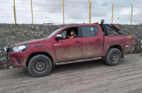 Camioneta Hilux Rojo